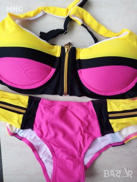 Дамски бански с ципове, снимка 1