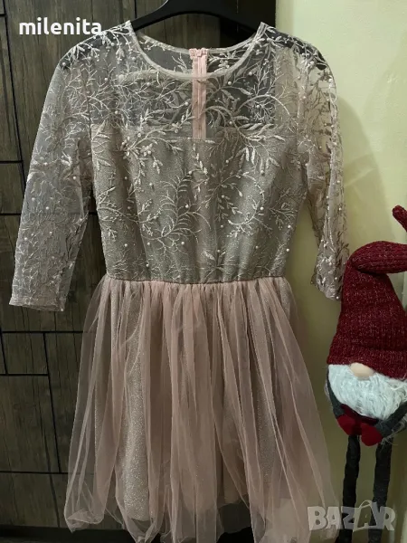 Прелестни две дамски розови рокли М размер, снимка 1