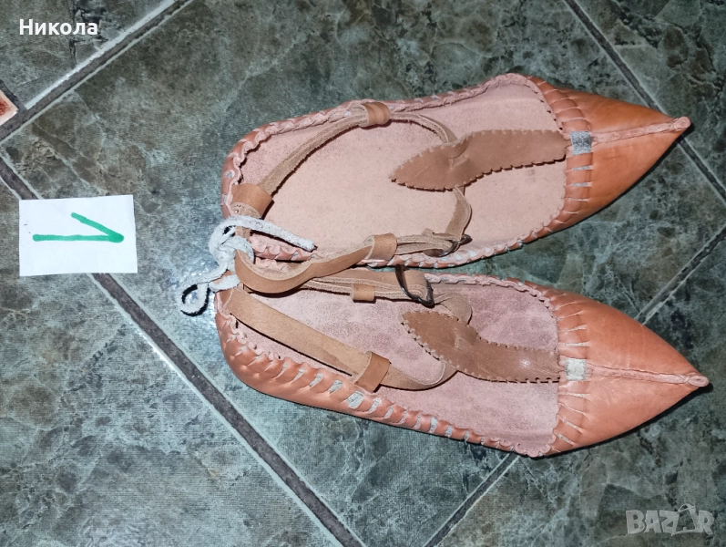 Цървули№34-естествена кожа-нови, снимка 1