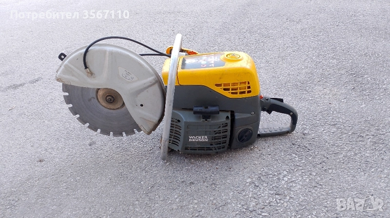 Бензинов фугорез Wacker Neuson 350мм диск , снимка 1