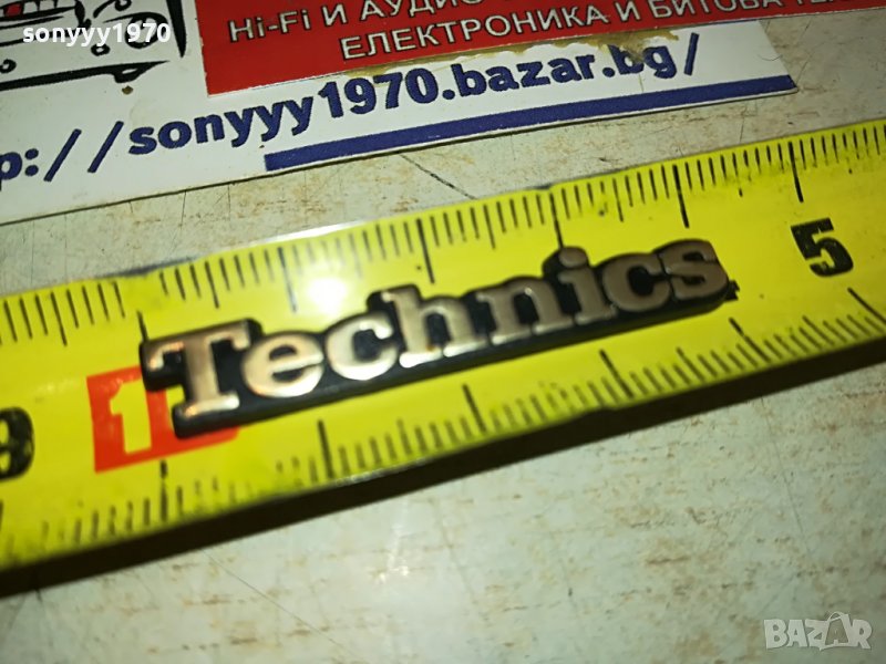 TECHNICS 4 СМ АУДИО ЕМБЛЕМА 0602231742, снимка 1