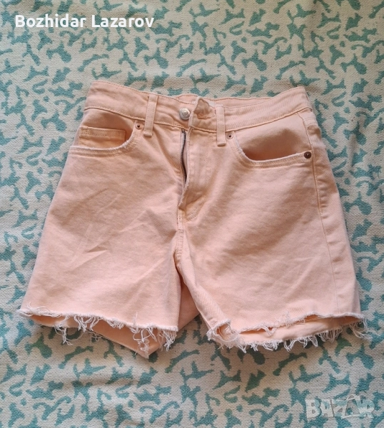 Розови къси панталони на марката H&M, снимка 1