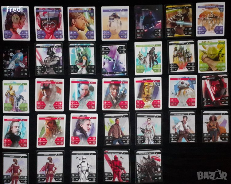 Карти star wars от албума на кауфланд, снимка 1
