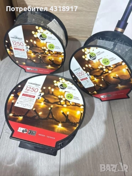 Коледни лампи 1250 LED- 35м , снимка 1