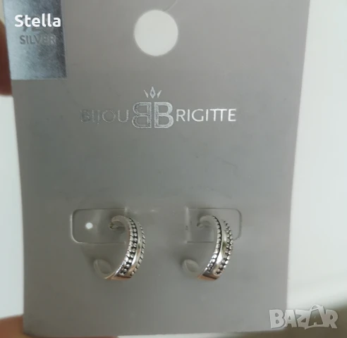 Сребърни нови немски обици BIJOU BRIGITTE проба 925!, снимка 6 - Обеци - 51392391