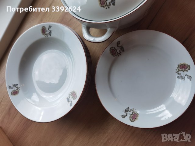 Сервиз КИТКА, български порцелан , снимка 10 - Сервизи - 41080300