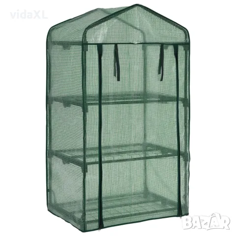 vidaXL 3-етажна мини оранжерия, 69x49x125 см, снимка 2 - Оранжерии - 56147617