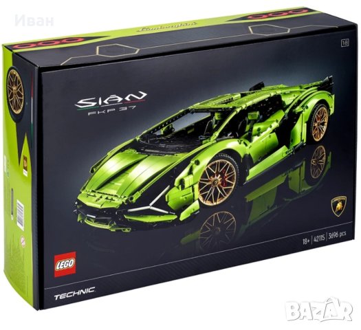 Нови и запепатани !!! LEGO® Technic 42115 - Lamborghini Sián FKP 37, снимка 8 - Други игри - 42700387