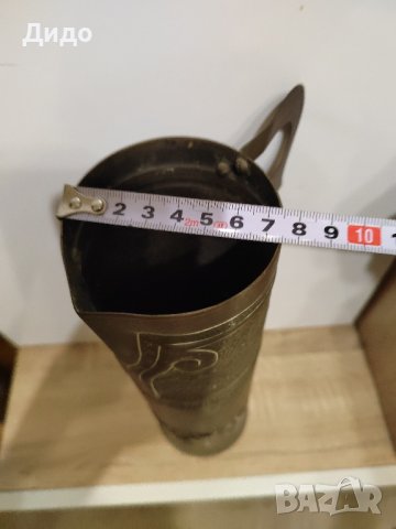 Стара артилерийска гилза., снимка 4 - Антикварни и старинни предмети - 44421606