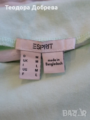 Нова светлозелена тениска ESPRIT, снимка 3 - Тениски - 50840950