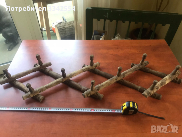 ЗАКАЧАЛКА ОКАЧАЛКА ДЪРВО РАЗТЕГАТЕЛНА СТЕННА РАЗДВИЖНА, снимка 1