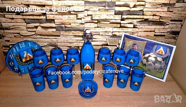 Подарък за фен на "ЛЕВСКИ"- Стенен часовник с логото на ФК Левски, ръчна изработка, снимка 3 - Стенни часовници - 38297654