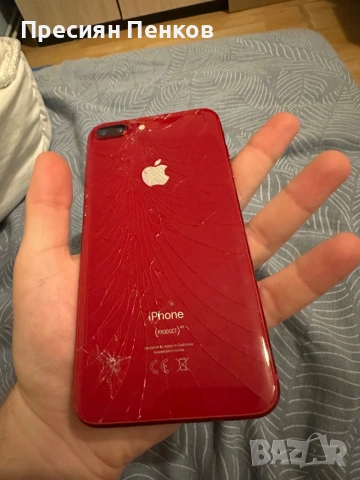 Iphone 8 plus 64гб / 92% капацитет product RED, снимка 7 - Apple iPhone - 53267686