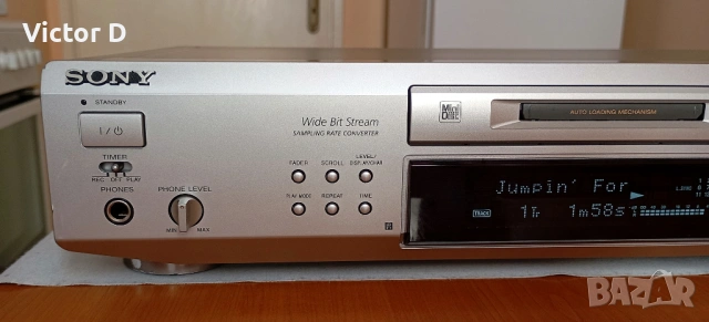 MDS-JE520 - Minidisc Player, снимка 2 - MP3 и MP4 плеъри - 53708660