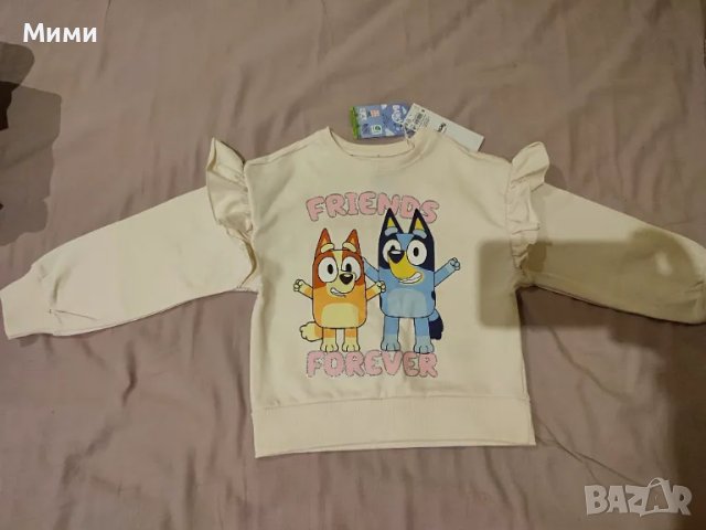 Нов Суитшърт с принт на Bluey Блуи, снимка 3 - Детски анцузи и суичери - 48601383