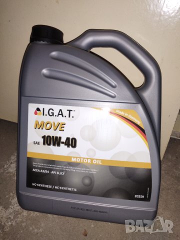 Моторно масло IGAT 10W-40 5л.