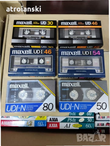 Аудио касети Maxell, снимка 7 - Аудио касети - 36043021