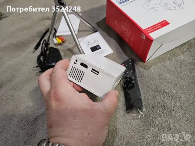 Mini LED Projector , снимка 5 - Плейъри, домашно кино, прожектори - 49123144