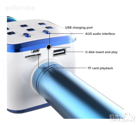 Караоке микрофон Bluetooth , снимка 3 - Караоке - 41395085