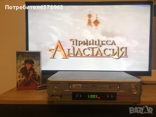 Видеокасета “ Анастасия “  VHS, снимка 16 - Анимации - 50501018