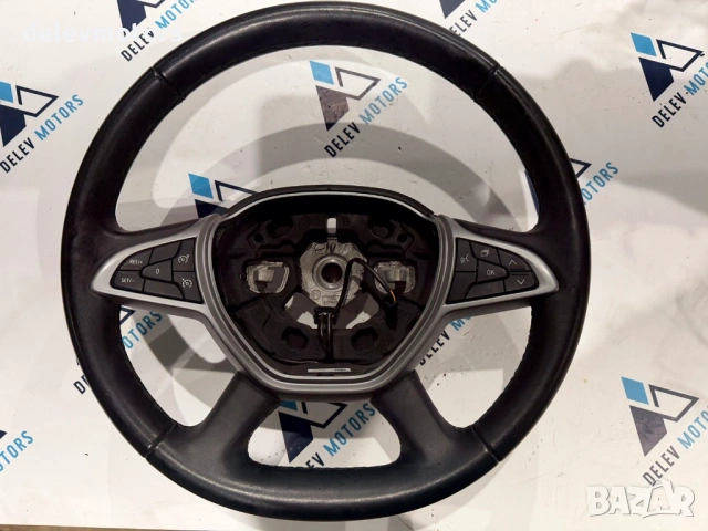 484007828R кожен мултифункционален волан от Dacia Sandero 3 1.0 TCe LPG двигател H4DF480, 91 кс., 5 