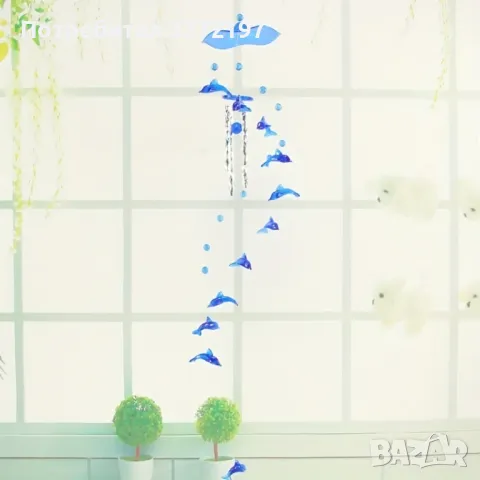Красиви,Декоративни вятърни камбанки с делфини Wind Chime, снимка 8 - Декорация за дома - 50390873