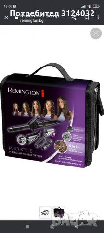 Продавам комплект за коса Remington 5 в 1 , снимка 1 - Преси за коса - 39662849