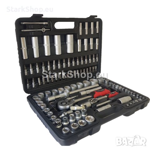 Професионално немско гедоре в куфар 108 части – KraftWorld, снимка 3 - Гедорета - 41670276