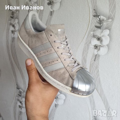 кецове /маратонки ADIDAS SUPERSTAR 80S METAL TOE  номер 39-39 1/3, снимка 8 - Маратонки - 39024527