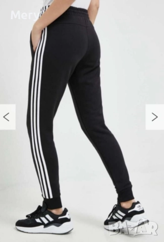 Дамско памучно долнище Adidas Essentials Slim Fit – L, снимка 2 - Клинове - 52417174