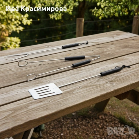 Градинско барбекю на колела, емайлирана стомана, 4степени+  Подарък 3 прибора, снимка 9 - Барбекюта - 53399727