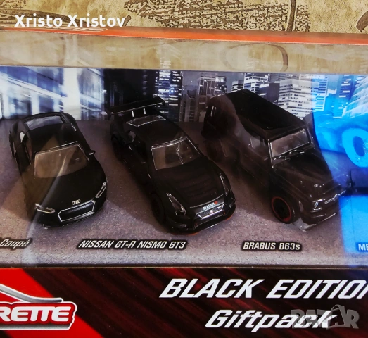Majorette - Комплект от 5 броя метални коли Black Edition, снимка 3 - Коли, камиони, мотори, писти - 53565627