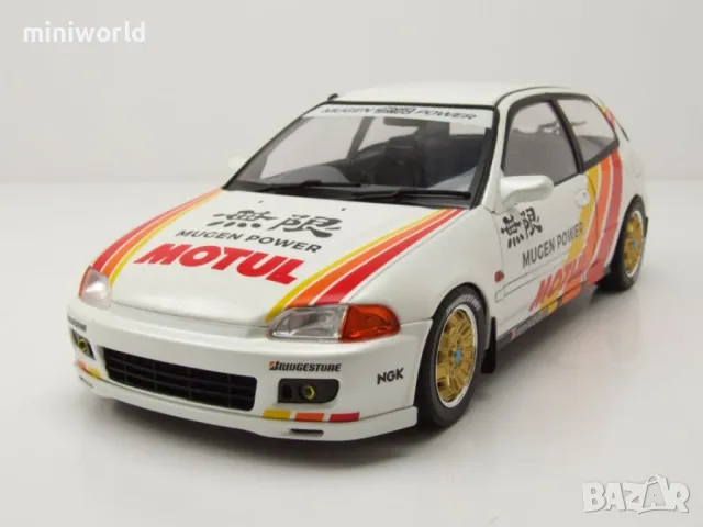 Honda Civic EG6 Mugen Racing 1992 - мащаб 1:18 на Solido моделът е нов в кутия