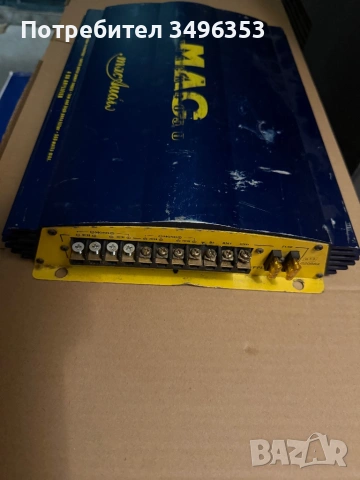 Усилвател за автомобил MAC , снимка 2 - Ресийвъри, усилватели, смесителни пултове - 53071849