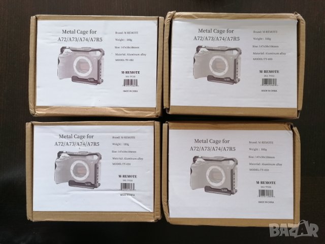 Алуминиева клетка за фотоапарати Sony А7 II, А7 III, А7 IV, А7 SIII, А7 RV, снимка 4 - Чанти, стативи, аксесоари - 41675608