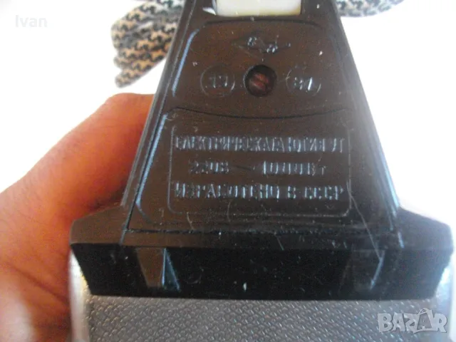 Руска СССР 1987г. Соц ЕЛЕКТРИЧЕСКА ЮТИЯ 1000 ВАТА модел УТ, произвеждан за България НРБ ОЛЕКОТЕНА, снимка 15 - Ютии - 48396415