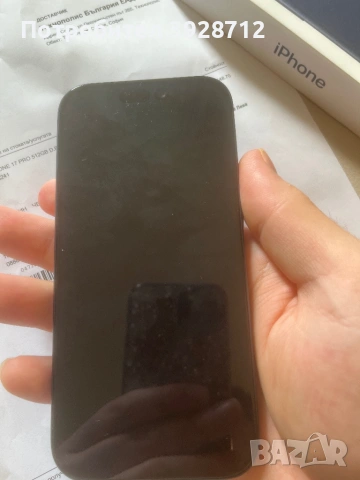 iPhone 17 Pro 512GB — Като НОВ (100% Battery) | Гаранция Технополис | София, снимка 2 - Apple iPhone - 53441421
