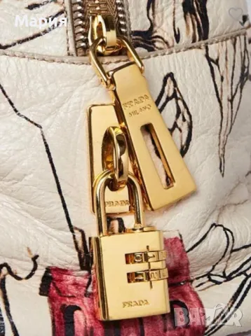 Приказка/Feyri Прада/Prada мека и лека чанта от естествена телешка кожа. Нова, снимка 11 - Чанти - 49908048