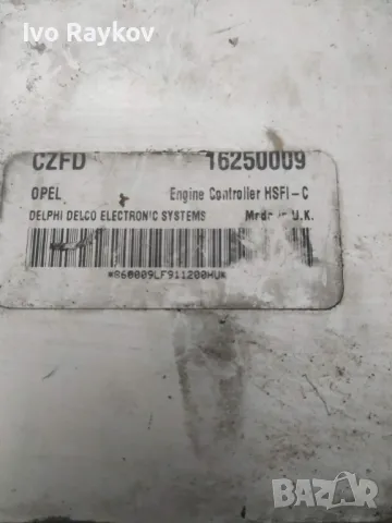 Компютър двигател за Opel Astra, Zafira 1.6 ECU 16250009 CZFD, снимка 4 - Части - 49004464