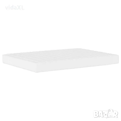 vidaXL Дунапренов матрак, бял, 140x190 см, твърдост H2 H3, снимка 2 - Матраци - 56147333