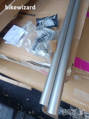 Метален корниз регулируем за баня 91.4-183 см. сив цвят НОВ, снимка 3 - Други стоки за дома - 51669118