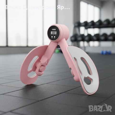 Дамски тренажор за домашен фитнес с LCD дисплей, снимка 5 - Фитнес уреди - 52587361