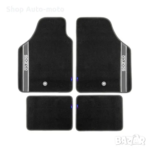 Стелки Automat, Мокет, Универсални, Черен със сив, 4бр