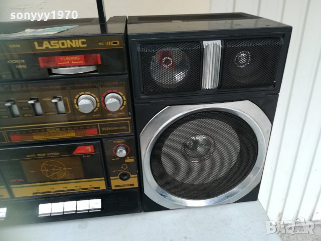 LASONIC-BIG КОЛЕКЦИОНЕРСКИ КАСЕТОФОН 1611211946, снимка 10 - Радиокасетофони, транзистори - 34828648
