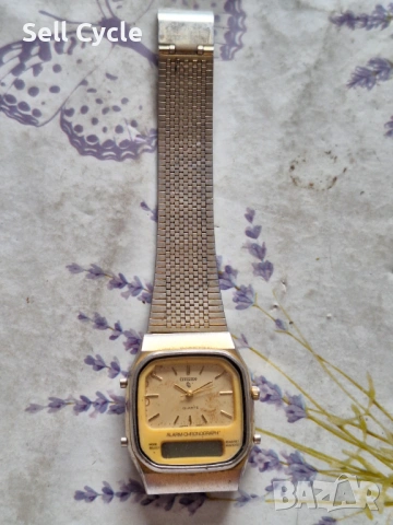 ✅ЕЛЕКТРОНЕН ЧАСОВНИК CITIZEN CHRONOGRAPH❗, снимка 2 - Мъжки - 53389887