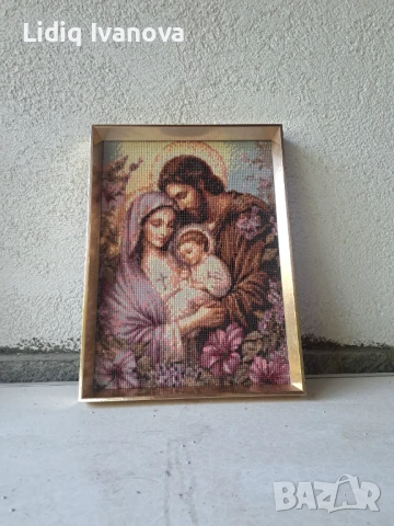 Диамантен гоблен икона-готов и рамкиран, снимка 3 - Гоблени - 51066799