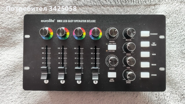 Контролер осветление Eurolite DMX LED EASY Operator Deluxe, снимка 2 - Лед осветление - 53731891