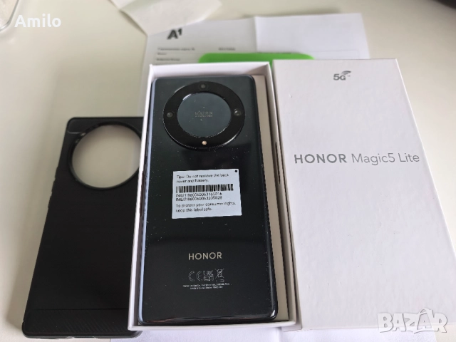 Продавам Honor Magic 5 Lite Black, снимка 3 - Huawei - 52859784