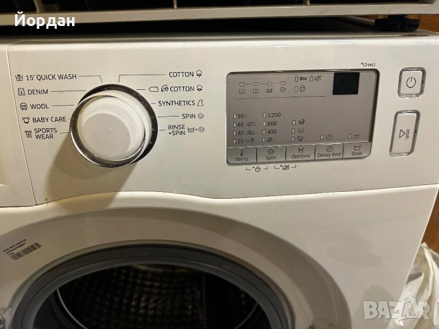 Продавам Чисто нова Пералня - SAMSUNG WW70J3283KW/LE, снимка 5 - Перални - 53121031