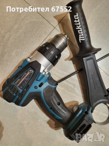 Ударен винтоверт Makita DHP458. Само тяло. 91 нютона. Цената е крайна!, снимка 2 - Винтоверти - 53458880